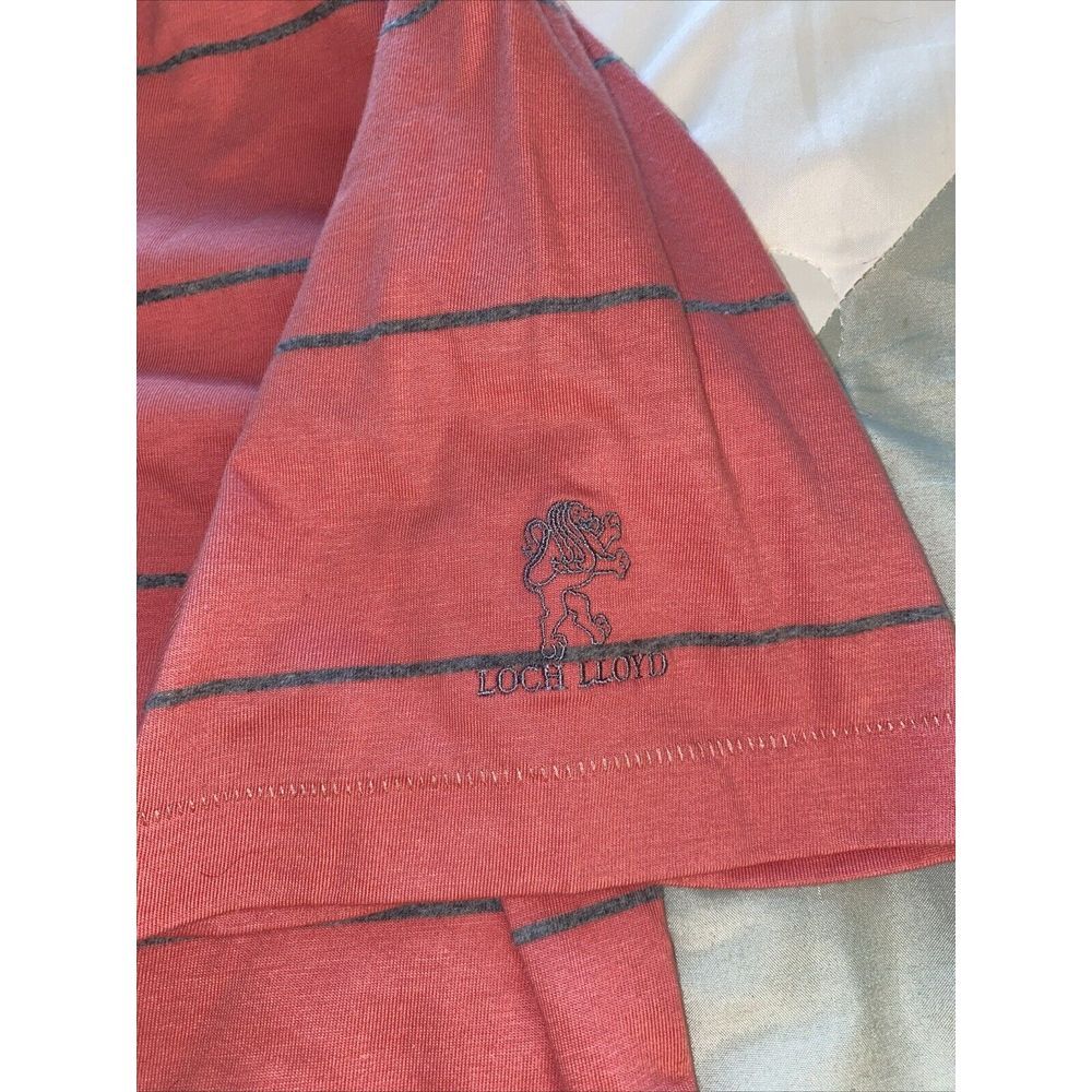 Linksoul Tempus Fugit Polo Golf Shirt Mens Size XL Multicolor Short Sleeve - Picture 6 of 8